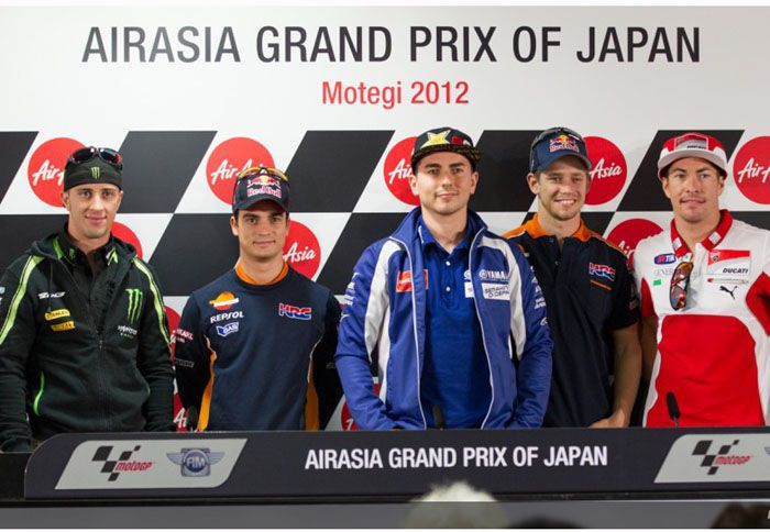 Ο μεγάλος νικητής, Dani Pedrosa, ο πρωτοπόρος Jorge Lorenzo και ο Casey Stoner, μίλησαν για τον αγώνα στην ιαπωνική πίστα.